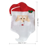 1PC Lovely Mr Mrs Santa Claus Christmas Dining Room Back  Cover