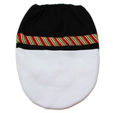 3pcs/lot Bathroom Christmas Decorations  Santa Toilet Seat Cover & Rug