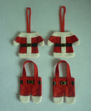 4Pcs/lot Christmas Decoration For Home Silverware Holder
