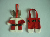 4Pcs/lot Christmas Decoration For Home Silverware Holder