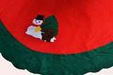 87cm Nonwovens Snowman Tree Skirt