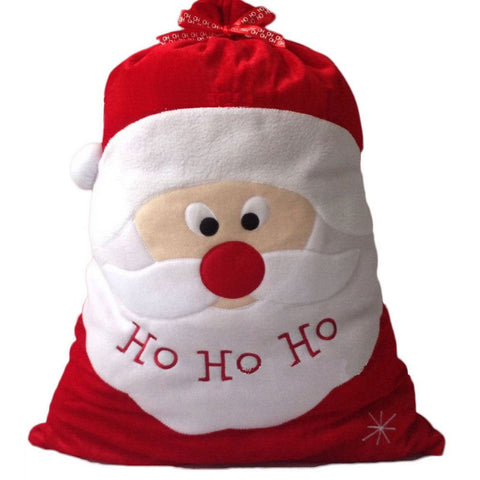 Christmas Day Decoration Santa Large Sack Stocking Big Gift Bags